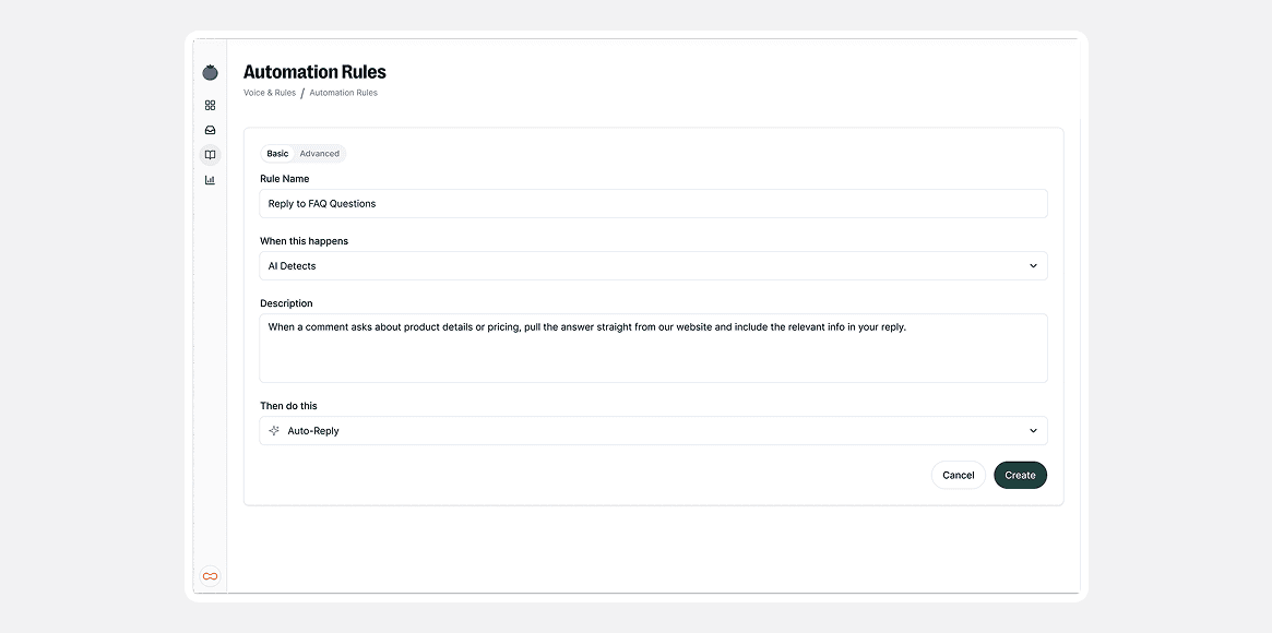 Automation rules showcase